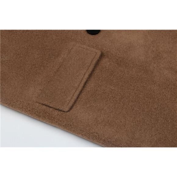 Women Oversized Long Winter Coats Warm Brown - Picture 4 of 6